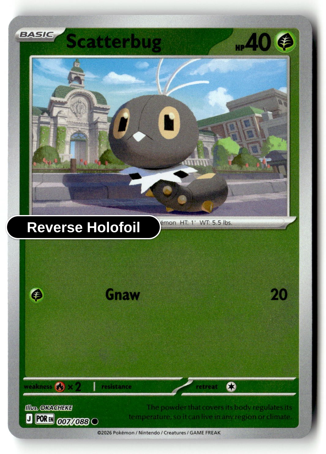 Scatterbug - 007/088 - [POR - ME03: Perfect Order] - Reverse Holofoil