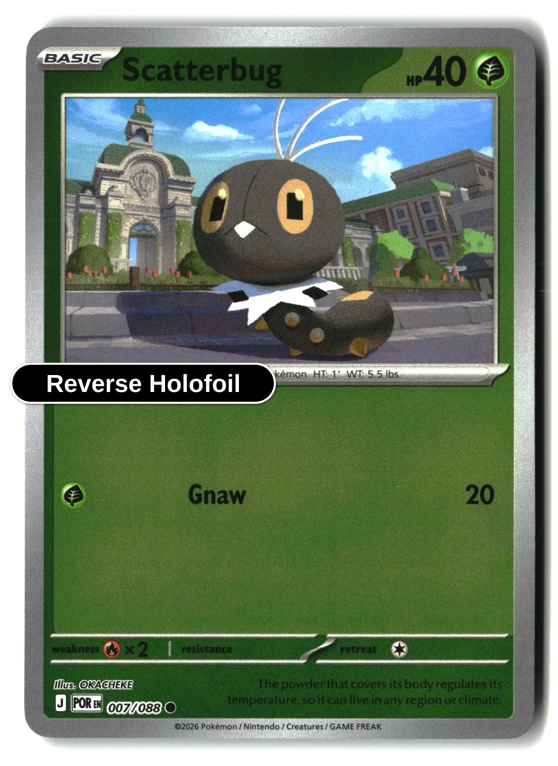 Scatterbug - 007/088 - [POR - ME03: Perfect Order] - Reverse Holofoil