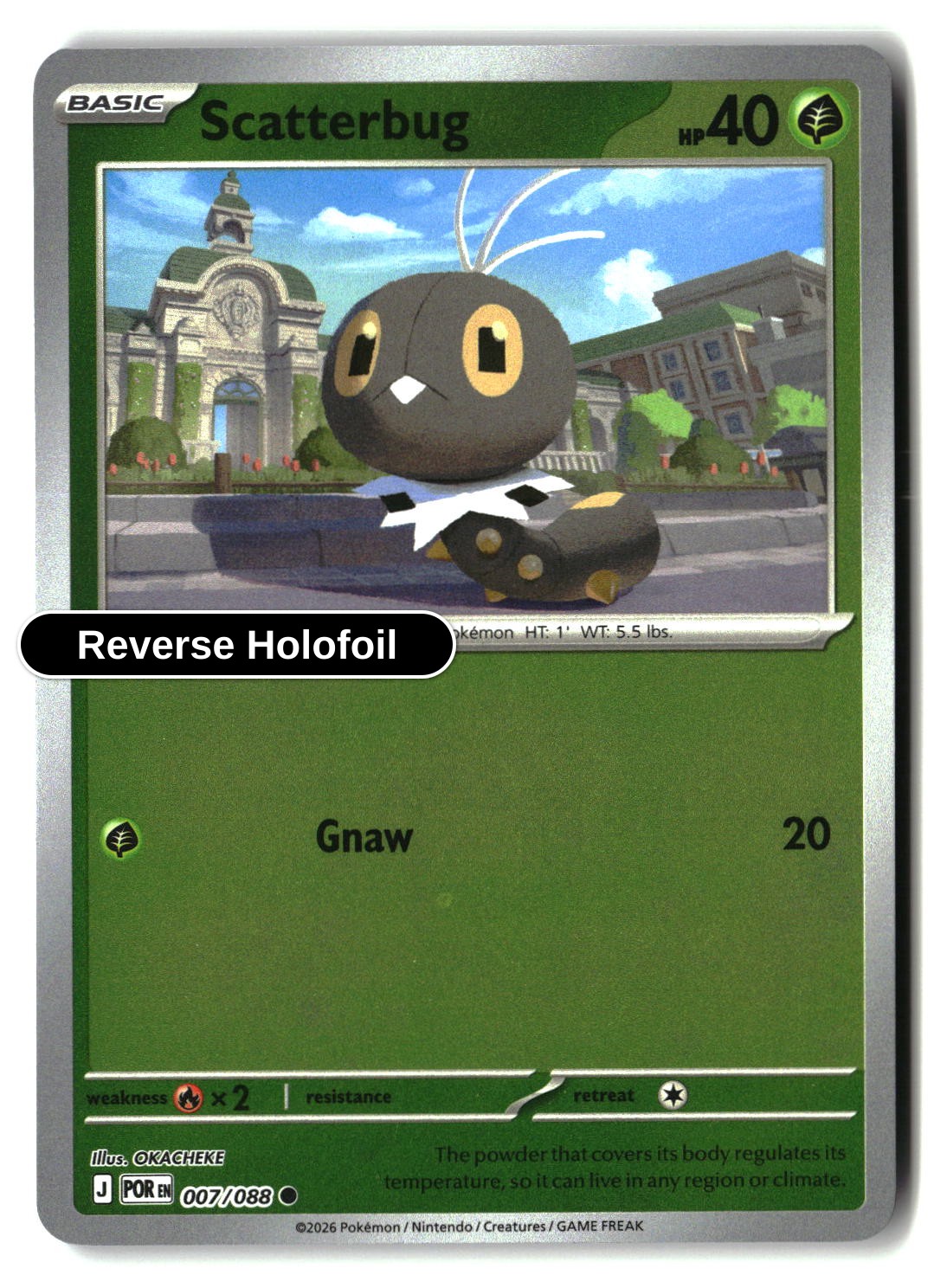 Scatterbug - 007/088 - [POR - ME03: Perfect Order] - Reverse Holofoil