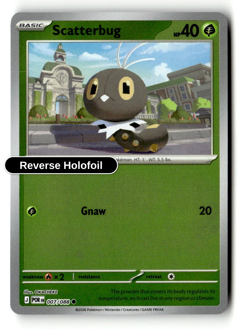 Scatterbug - 007/088 - [POR - ME03: Perfect Order] - Reverse Holofoil