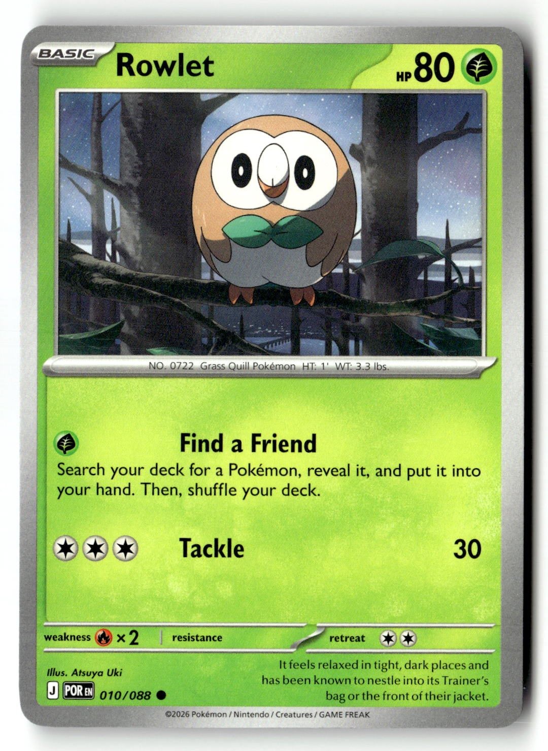 Rowlet - 010/088 - [POR - ME03: Perfect Order]