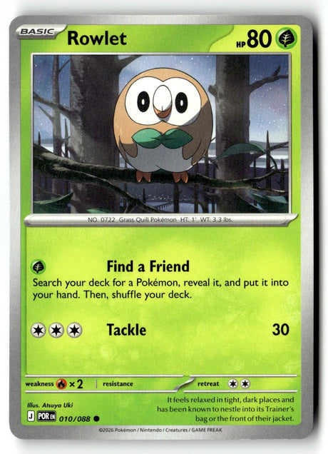 Rowlet - 010/088 - [POR - ME03: Perfect Order]