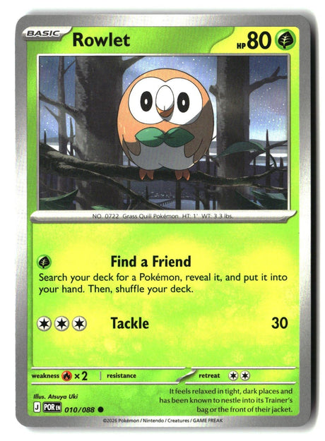 Rowlet - 010/088 - [POR - ME03: Perfect Order]