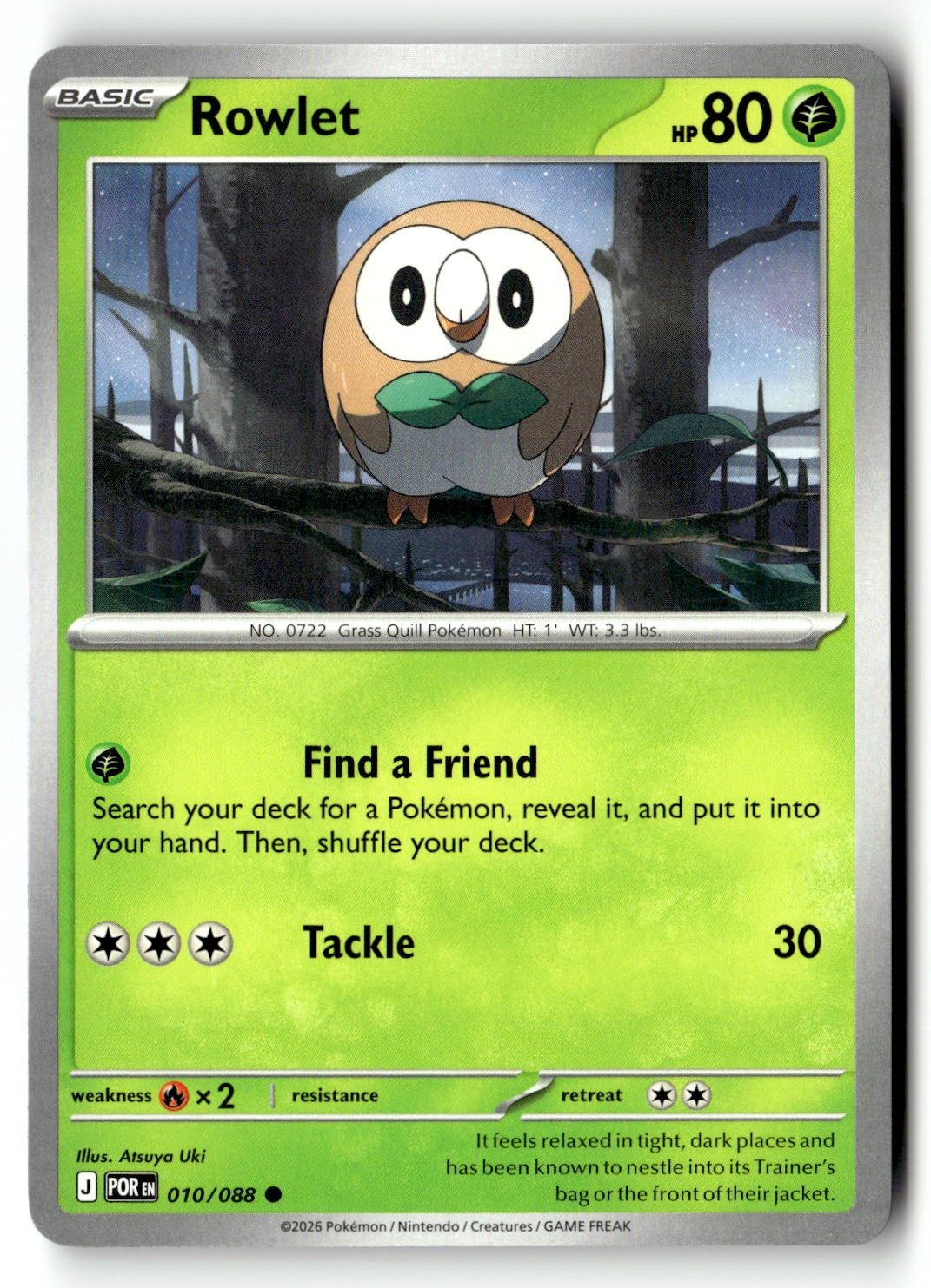 Rowlet - 010/088 - [POR - ME03: Perfect Order]