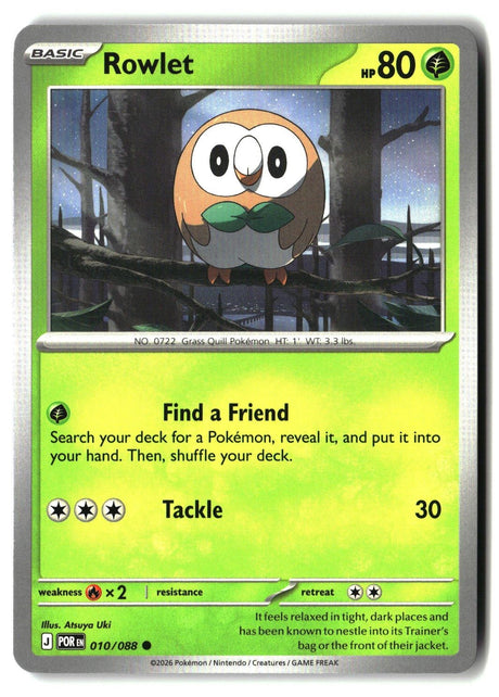 Rowlet - 010/088 - [POR - ME03: Perfect Order]