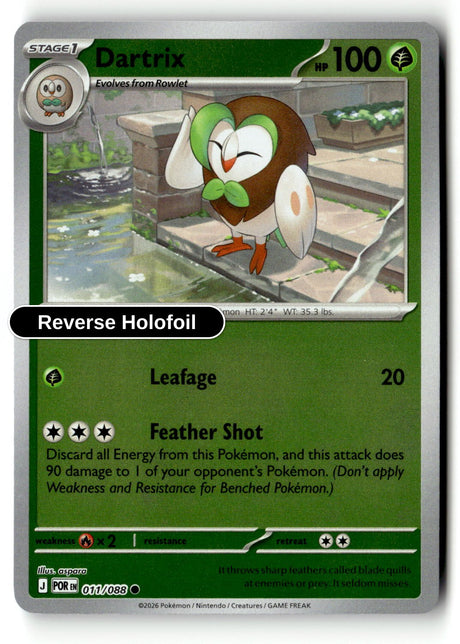 Dartrix - 011/088 - [POR - ME03: Perfect Order] - Reverse Holofoil