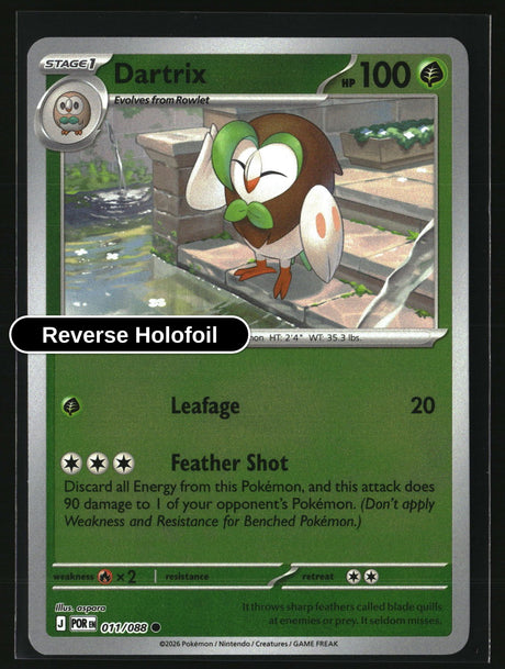 Dartrix - 011/088 - [POR - ME03: Perfect Order] - Reverse Holofoil