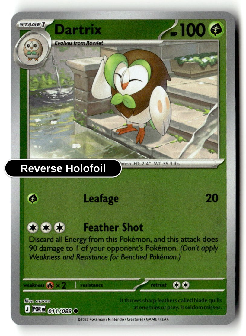 Dartrix - 011/088 - [POR - ME03: Perfect Order] - Reverse Holofoil