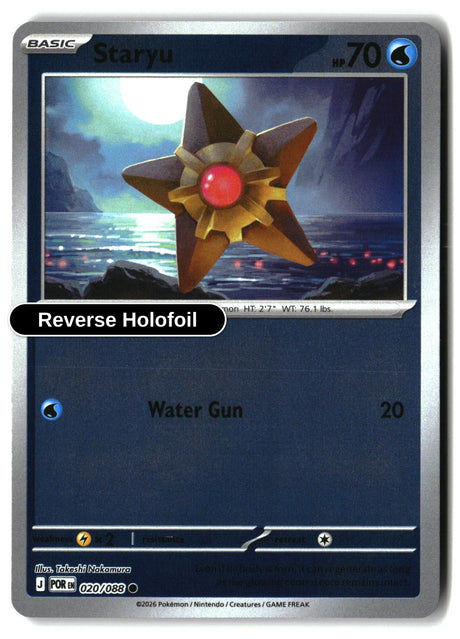 Staryu - 020/088 - [POR - ME03: Perfect Order] - Reverse Holofoil