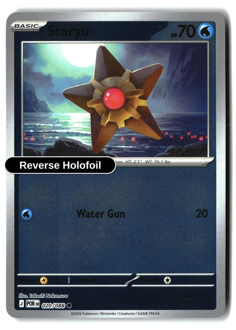 Staryu - 020/088 - [POR - ME03: Perfect Order] - Reverse Holofoil