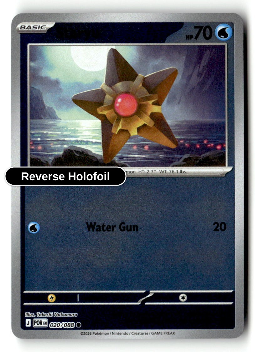 Staryu - 020/088 - [POR - ME03: Perfect Order] - Reverse Holofoil