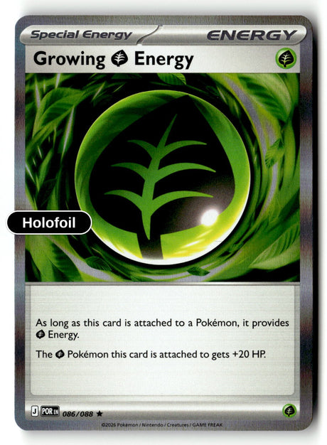 Growing Grass Energy - 086/088 - [POR - ME03: Perfect Order] - Holofoil