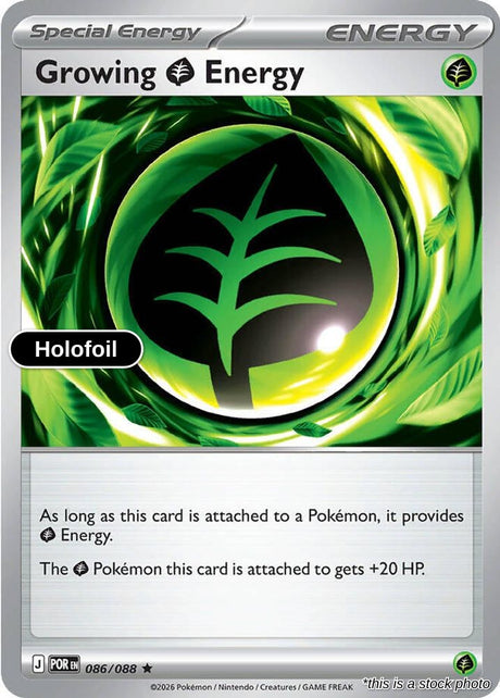 Growing Grass Energy - 086/088 - [POR - ME03: Perfect Order] - Holofoil