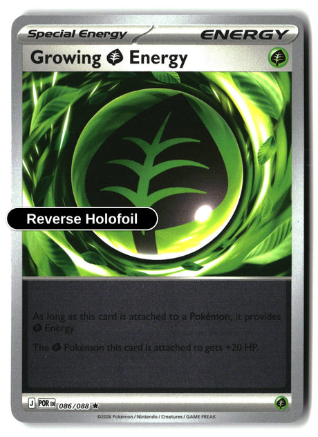 Growing Grass Energy - 086/088 - [POR - ME03: Perfect Order] - Reverse Holofoil