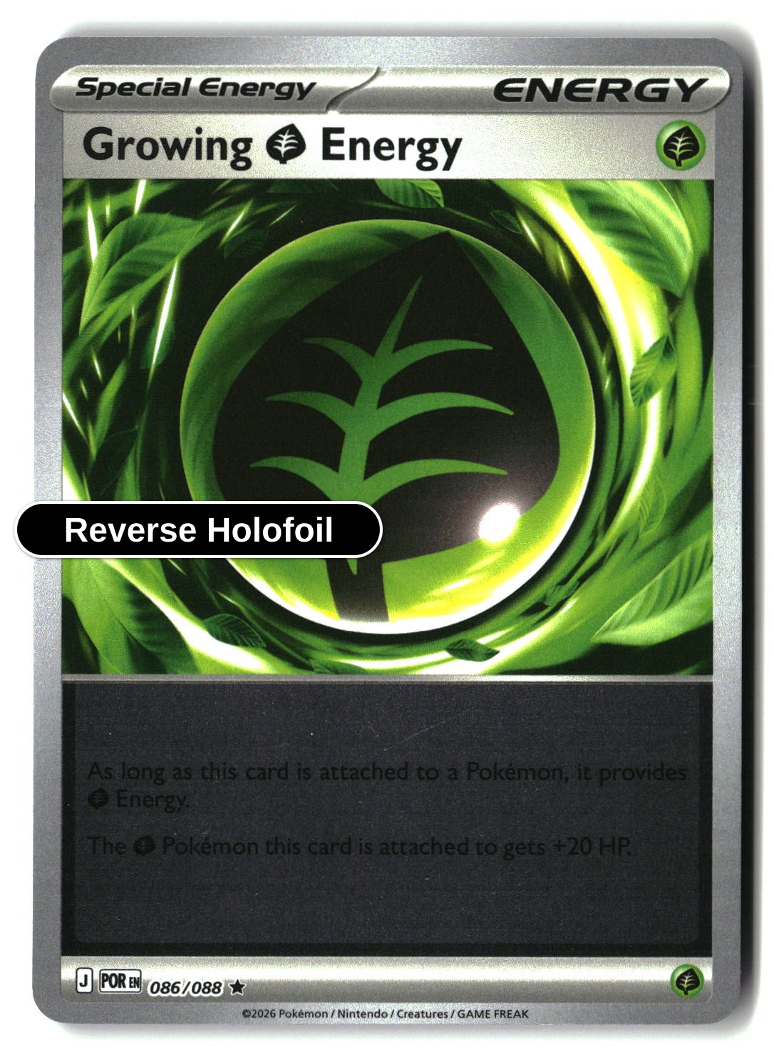 Growing Grass Energy - 086/088 - [POR - ME03: Perfect Order] - Reverse Holofoil