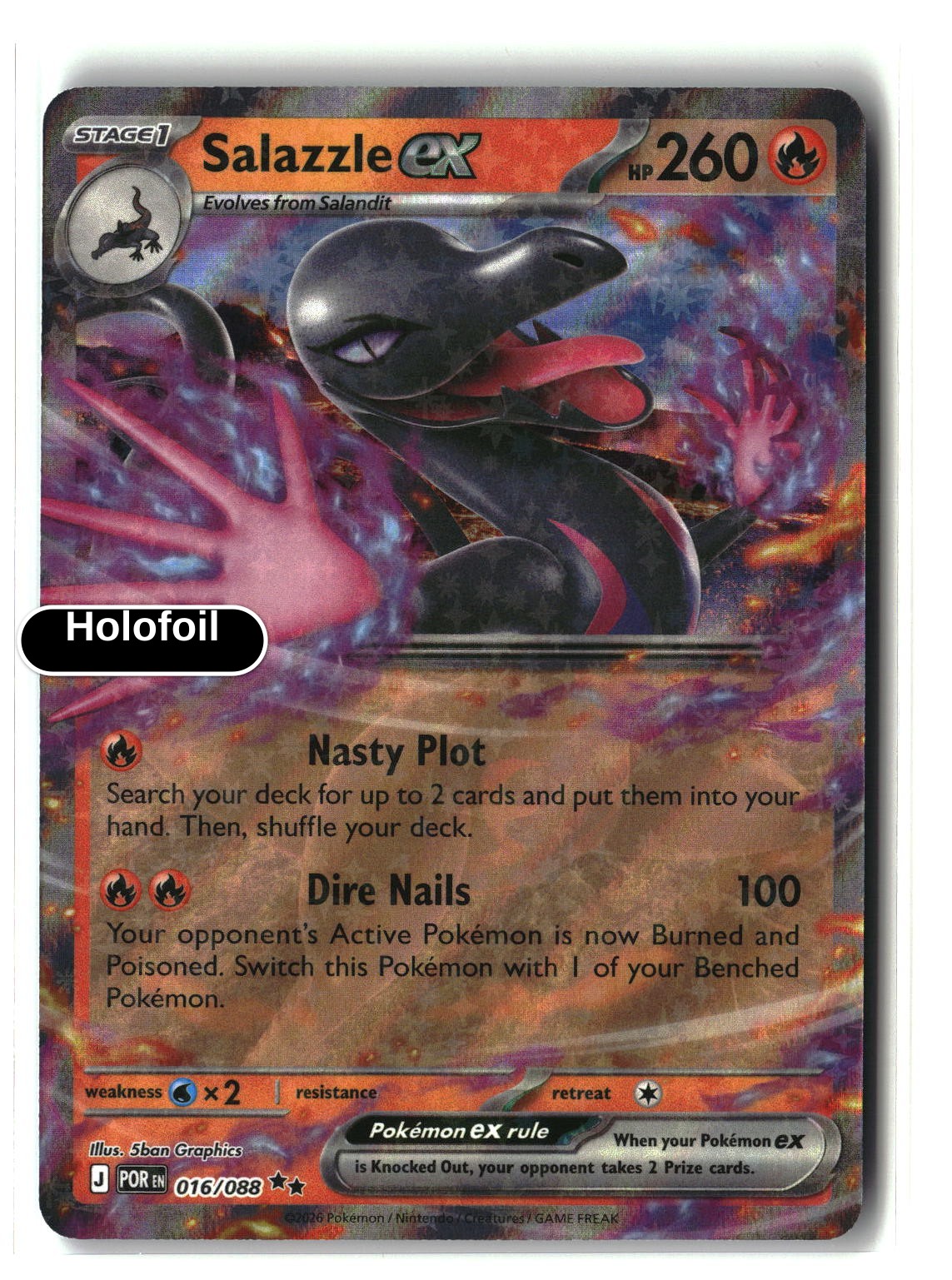 Salazzle ex - 016/088