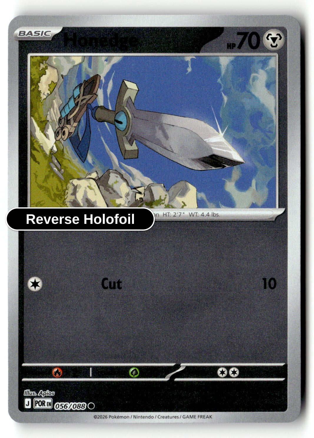 Honedge - 056/088 - [POR - ME03: Perfect Order] - Reverse Holofoil