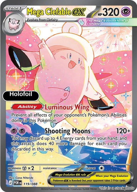 Mega Clefable ex - 119/088