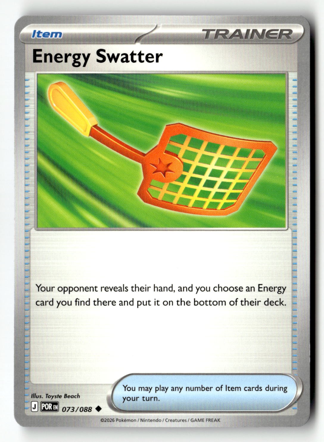 Energy Swatter - 073/088 - [POR - ME03: Perfect Order]