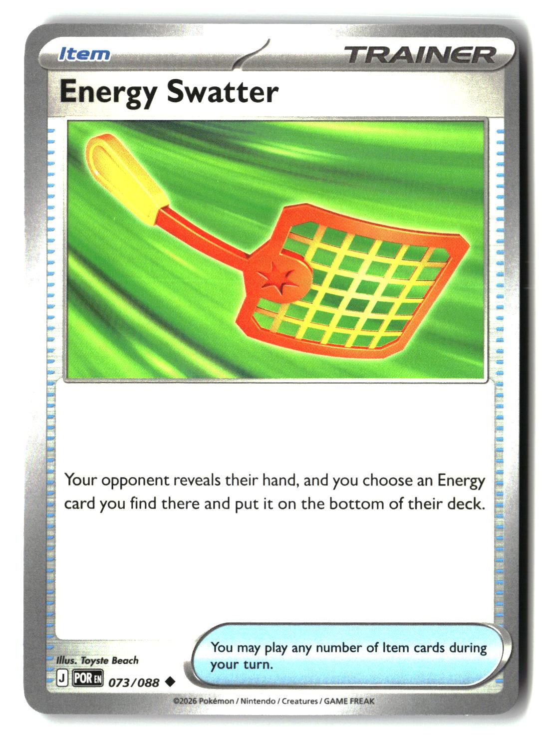 Energy Swatter - 073/088 - [POR - ME03: Perfect Order]