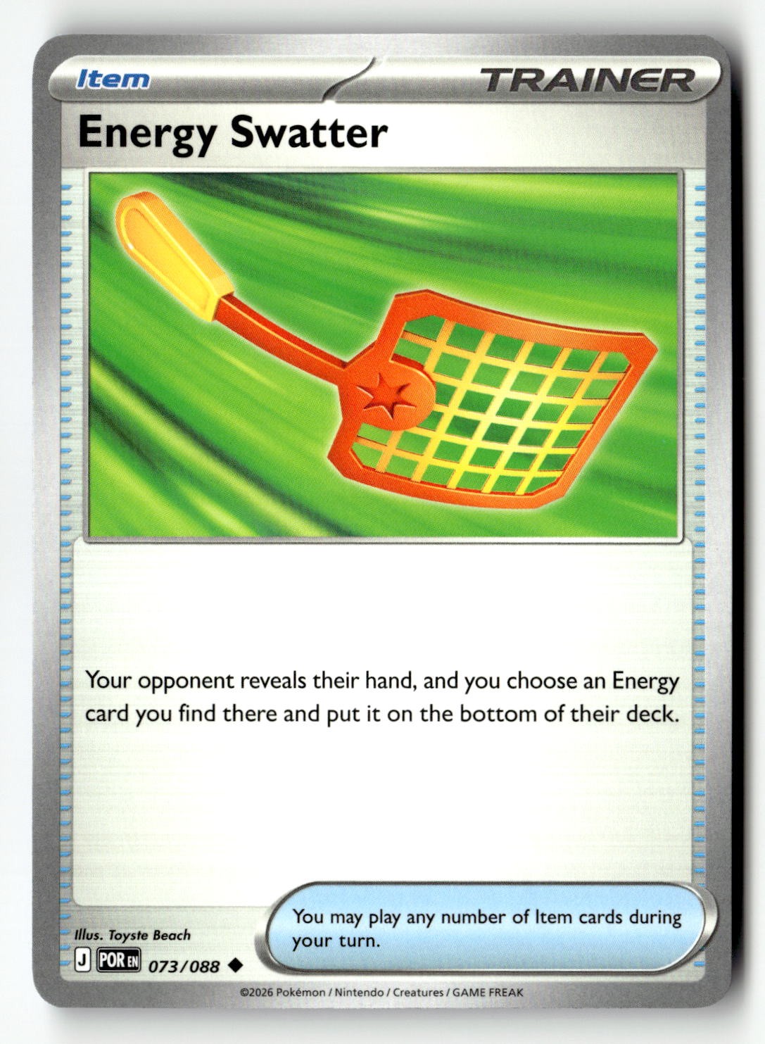 Energy Swatter - 073/088 - [POR - ME03: Perfect Order]