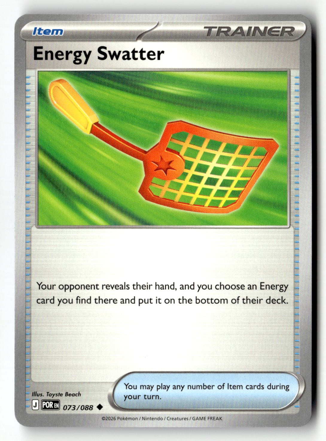 Energy Swatter - 073/088 - [POR - ME03: Perfect Order]