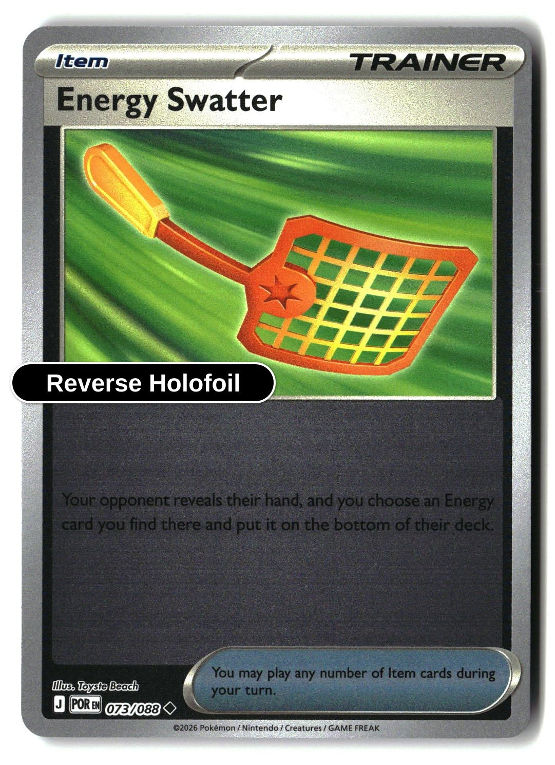 Energy Swatter - 073/088 - [POR - ME03: Perfect Order] - Reverse Holofoil
