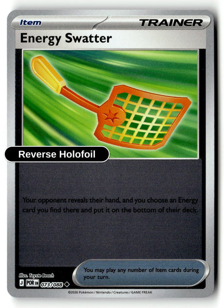 Energy Swatter - 073/088 - [POR - ME03: Perfect Order] - Reverse Holofoil