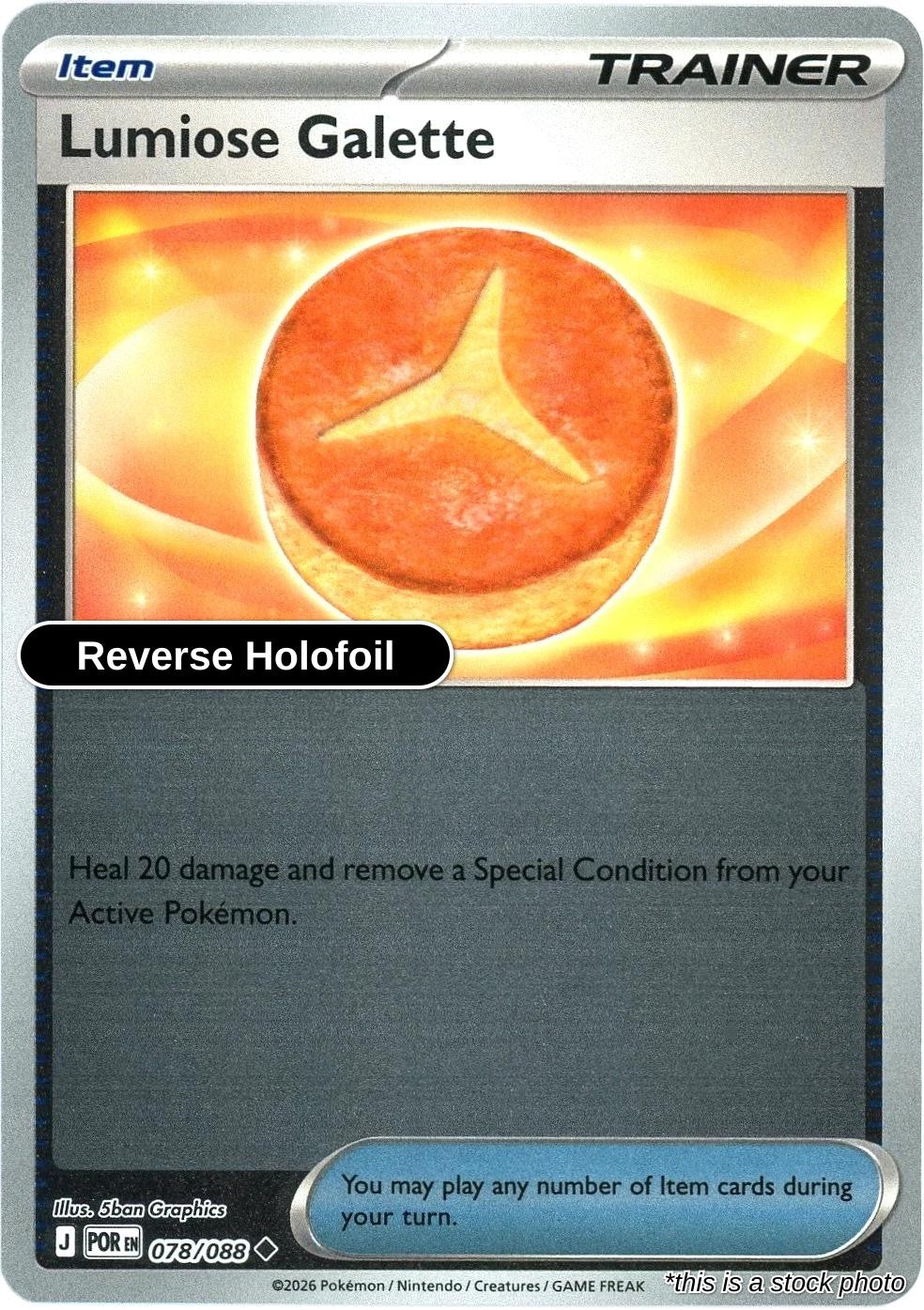 Lumiose Galette - 078/088 - [POR - ME03: Perfect Order] - Reverse Holofoil