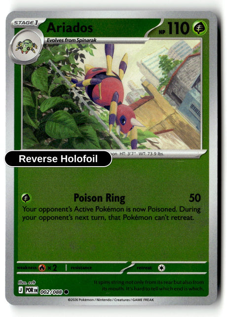 Ariados - 002/088 - [POR - ME03: Perfect Order] - Reverse Holofoil