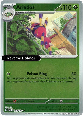 Ariados - 002/088 - [POR - ME03: Perfect Order] - Reverse Holofoil