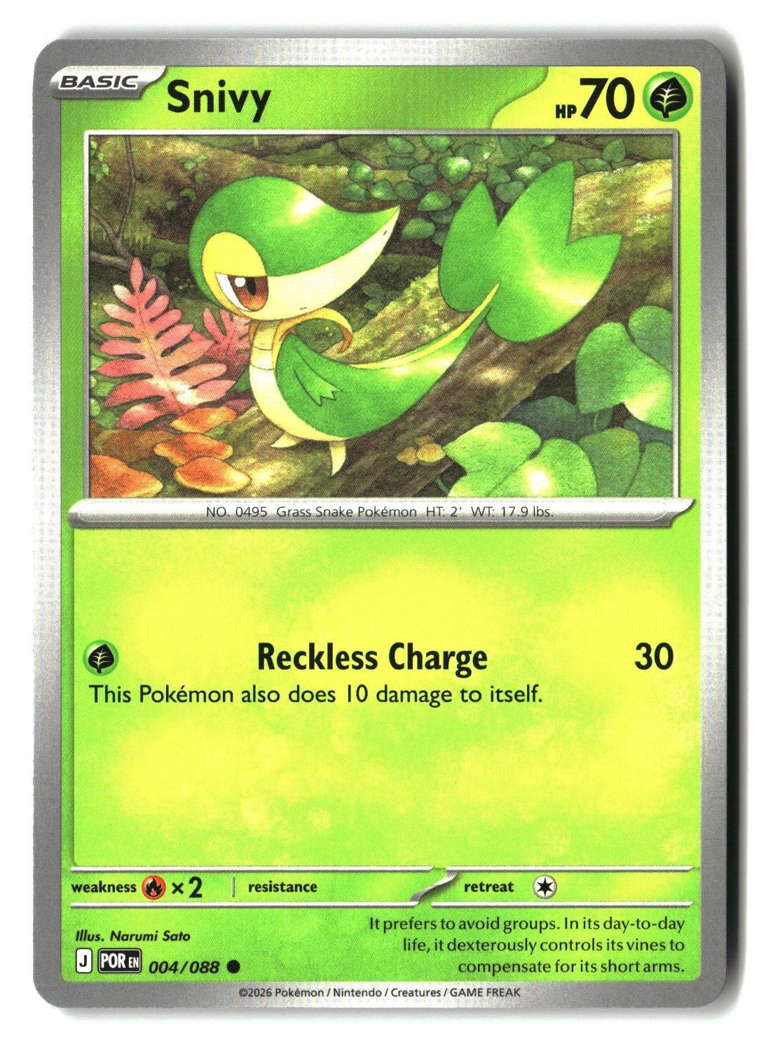 Snivy - 004/088 - [POR - ME03: Perfect Order]