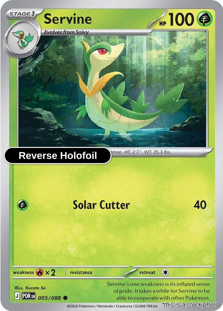 Servine - 005/088 - [POR - ME03: Perfect Order] - Reverse Holofoil