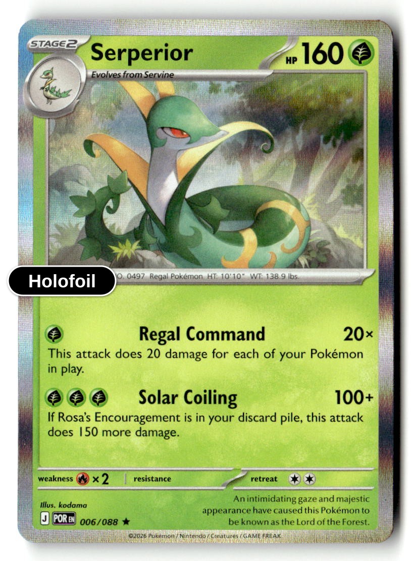 Serperior - 006/088 - [POR - ME03: Perfect Order] - Holofoil