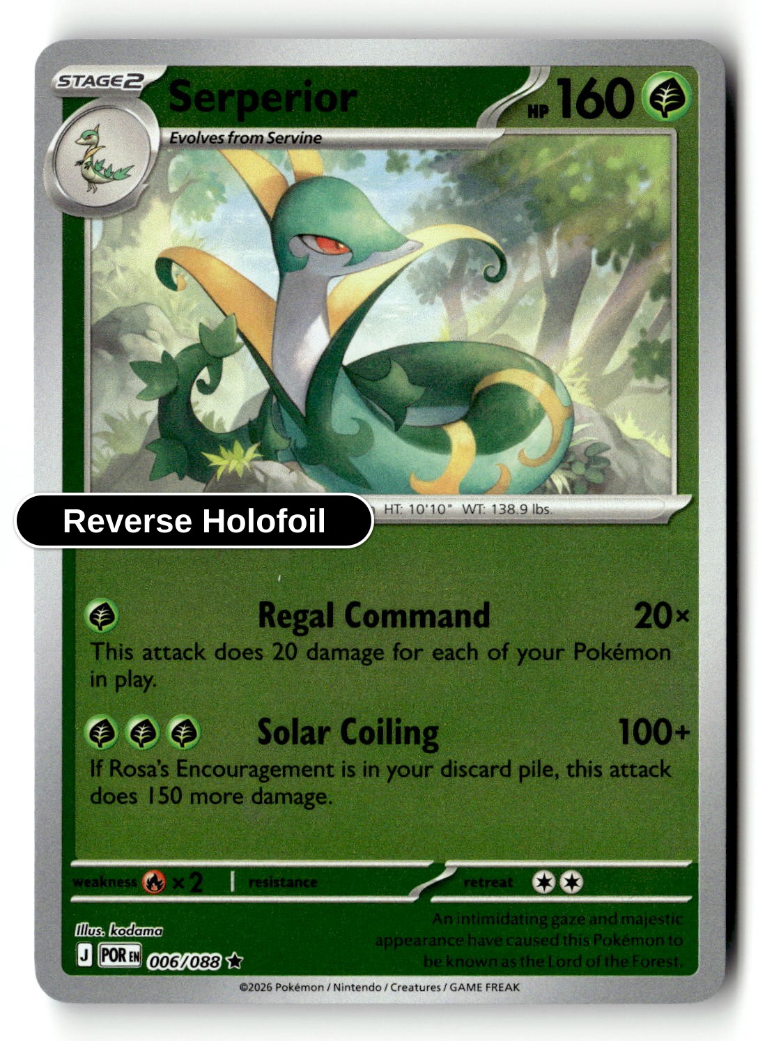 Serperior - 006/088 - [POR - ME03: Perfect Order] - Reverse Holofoil