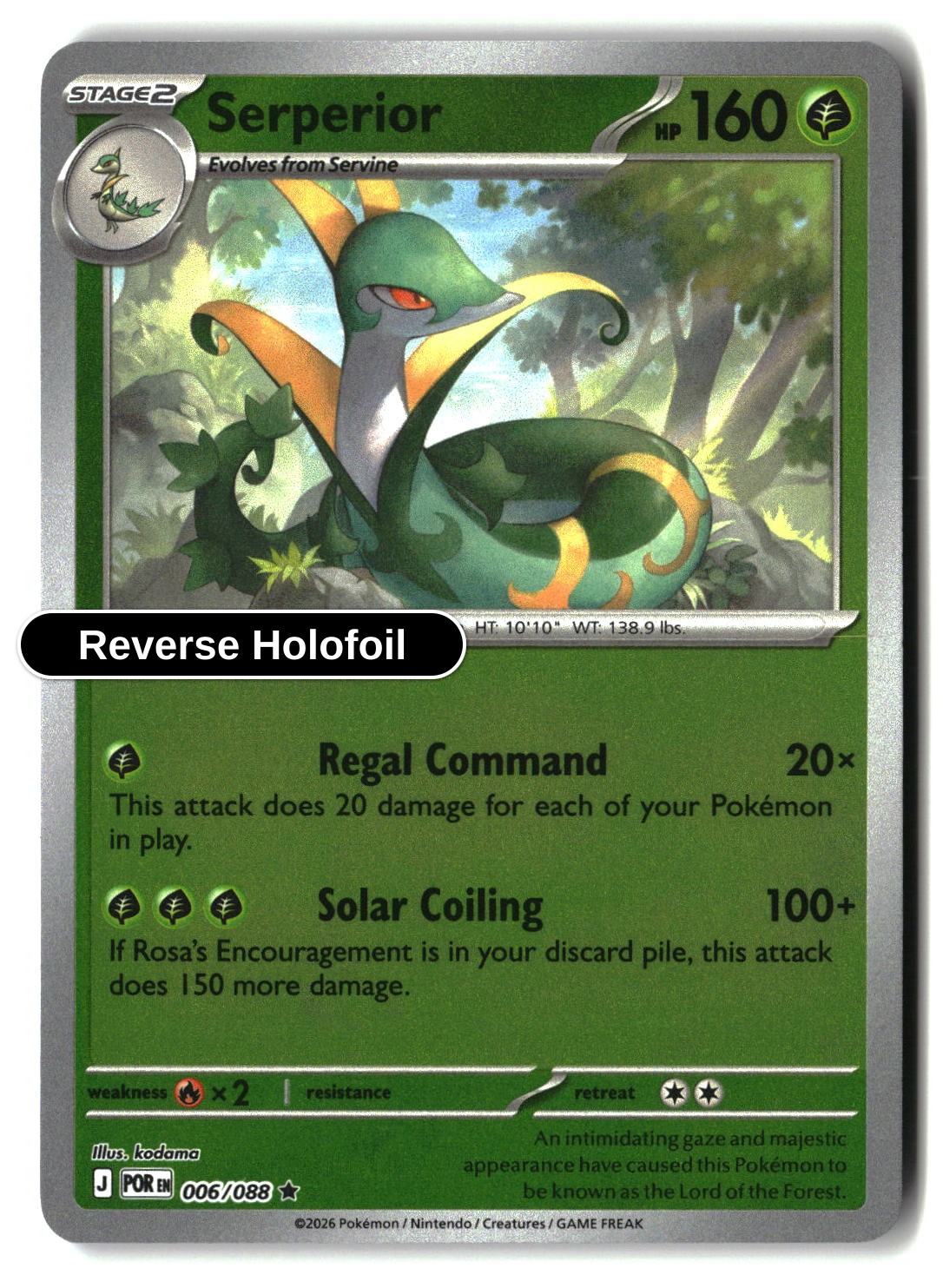 Serperior - 006/088 - [POR - ME03: Perfect Order] - Reverse Holofoil