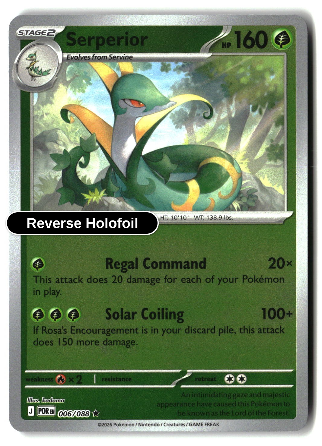 Serperior - 006/088 - [POR - ME03: Perfect Order] - Reverse Holofoil