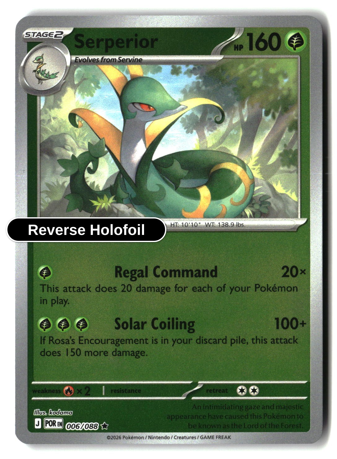 Serperior - 006/088 - [POR - ME03: Perfect Order] - Reverse Holofoil