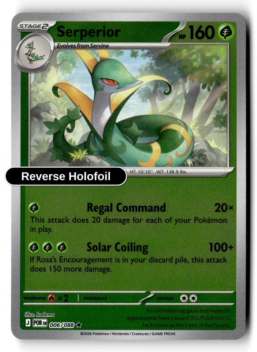 Serperior - 006/088 - [POR - ME03: Perfect Order] - Reverse Holofoil