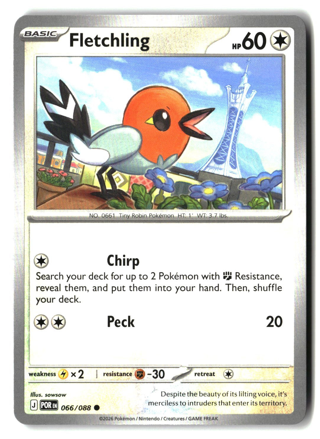 Fletchling - 066/088 - [POR - ME03: Perfect Order]