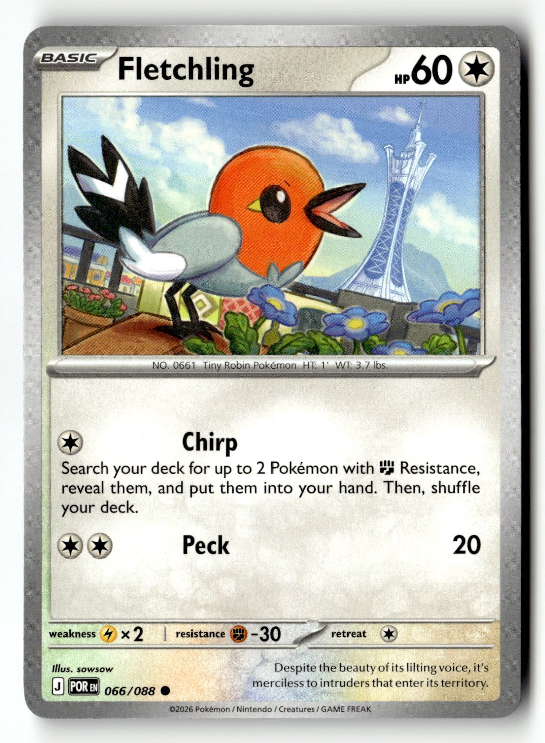 Fletchling - 066/088 - [POR - ME03: Perfect Order]