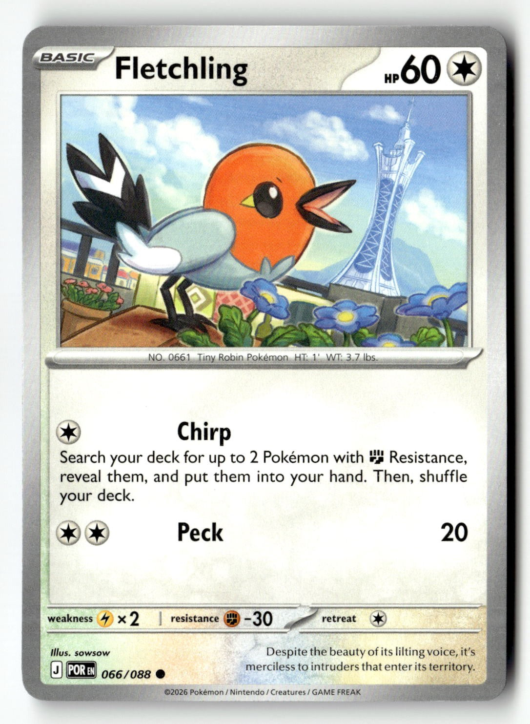 Fletchling - 066/088 - [POR - ME03: Perfect Order]