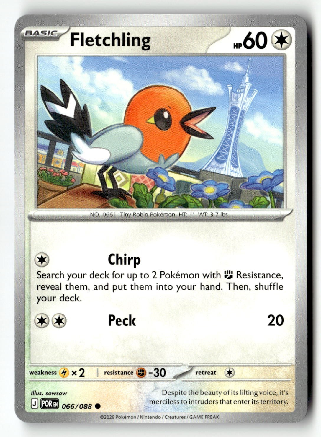 Fletchling - 066/088 - [POR - ME03: Perfect Order]