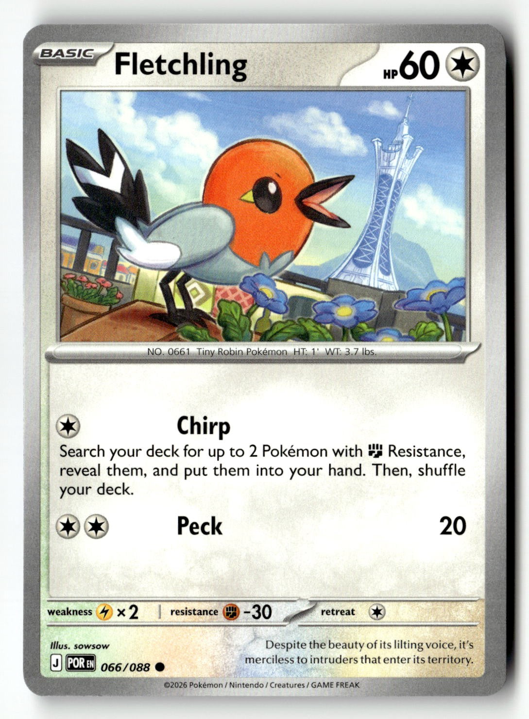 Fletchling - 066/088 - [POR - ME03: Perfect Order]
