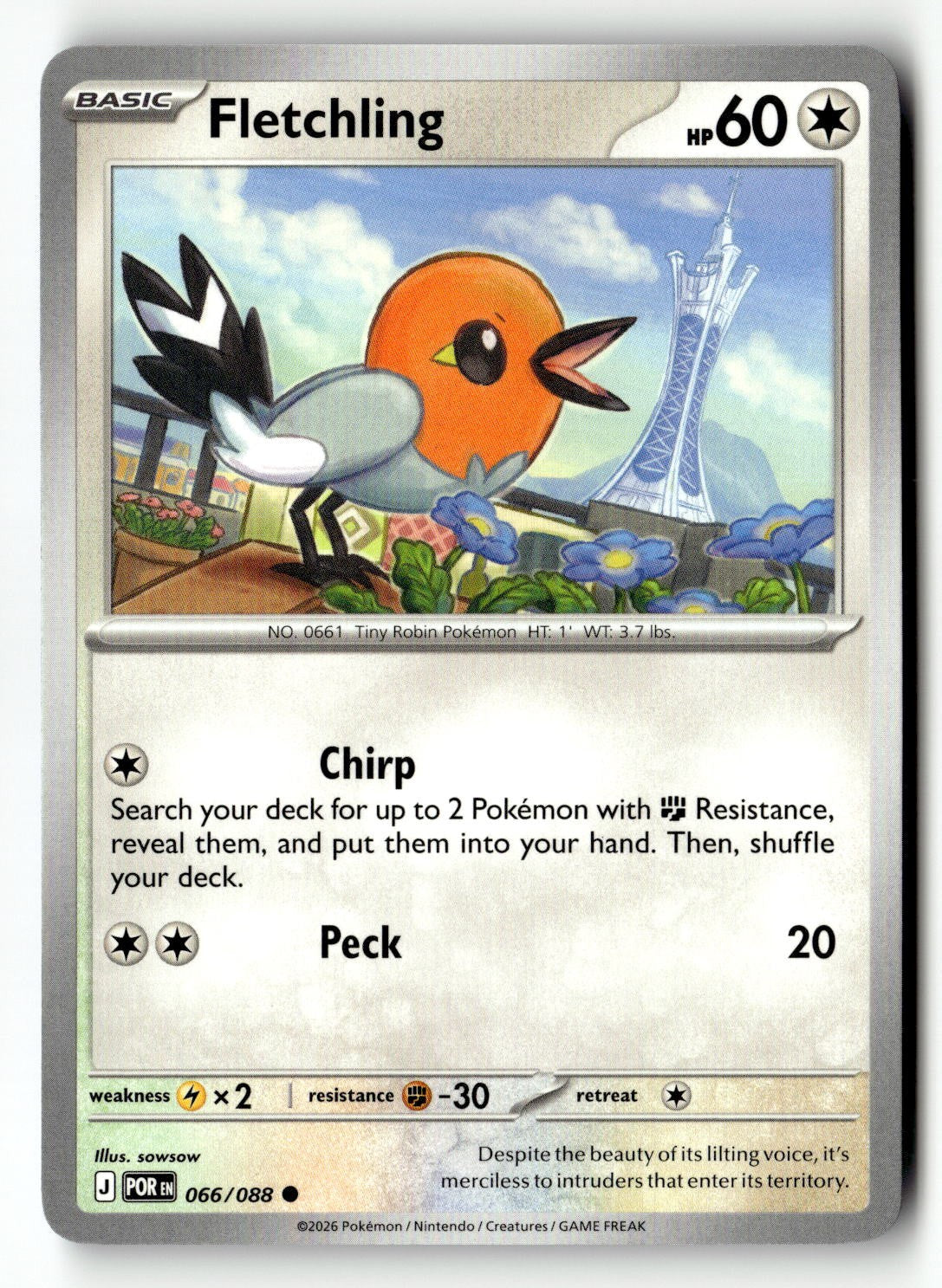 Fletchling - 066/088 - [POR - ME03: Perfect Order]