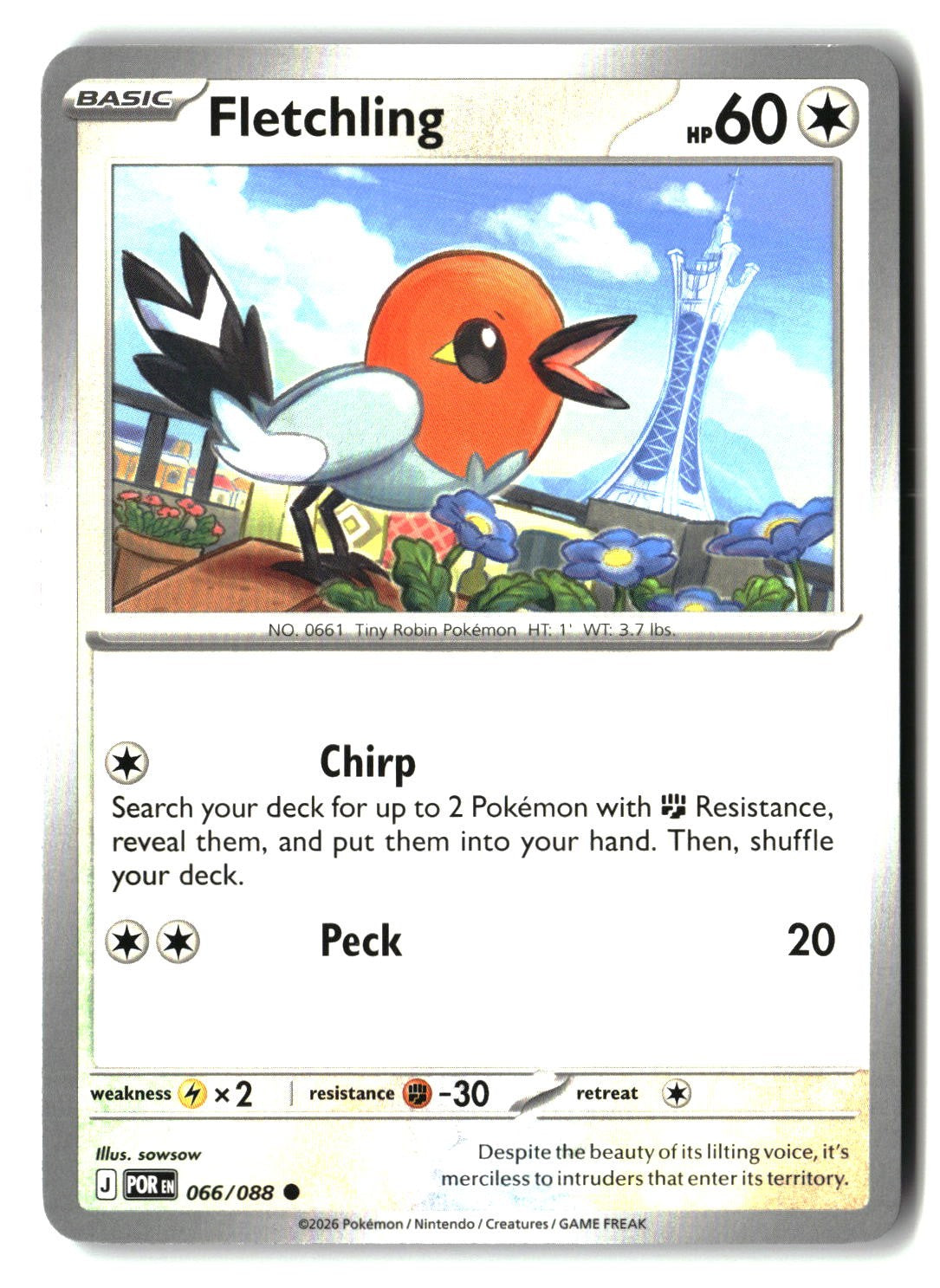 Fletchling - 066/088 - [POR - ME03: Perfect Order]