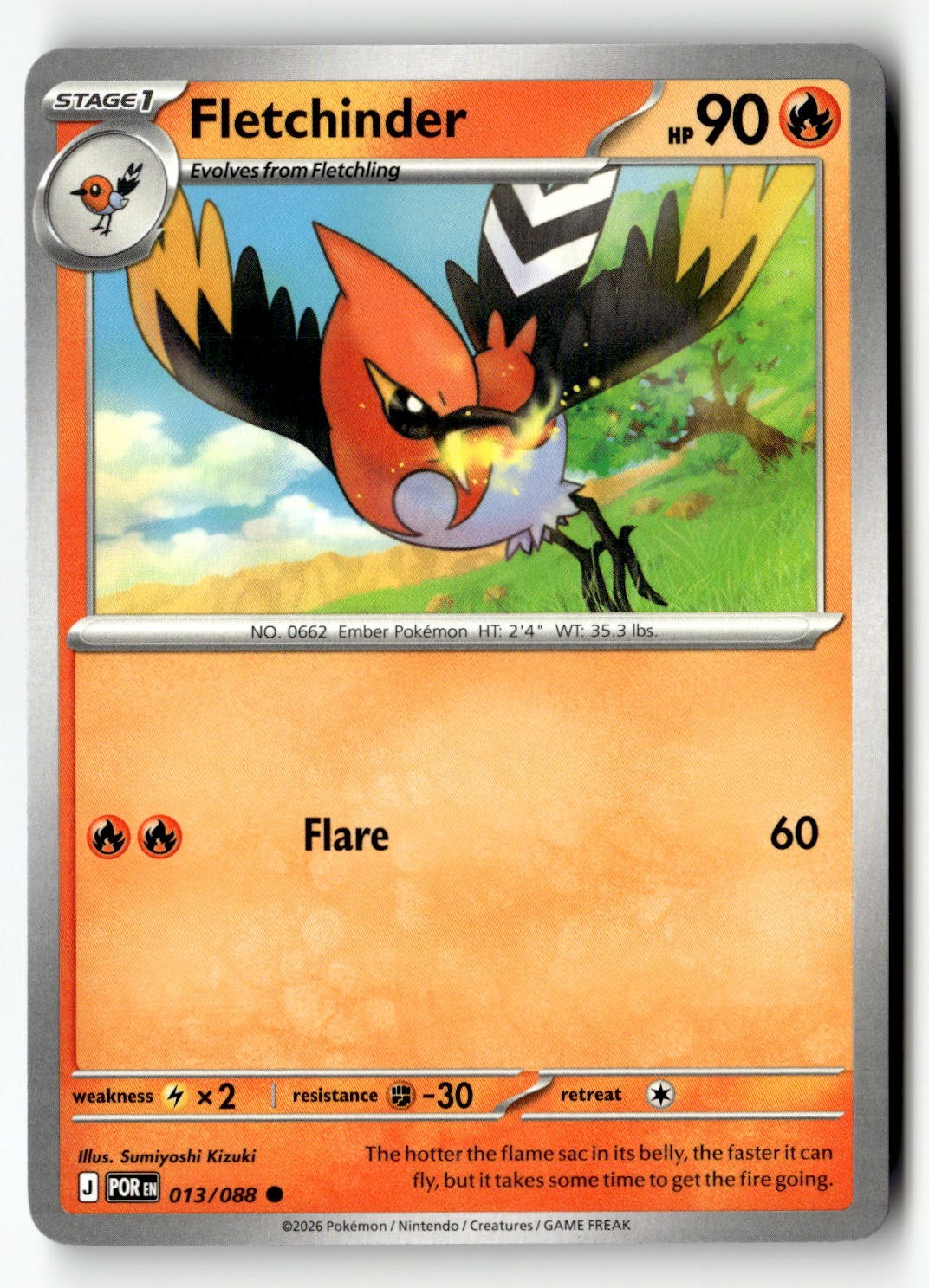 Fletchinder - 013/088 - [POR - ME03: Perfect Order]