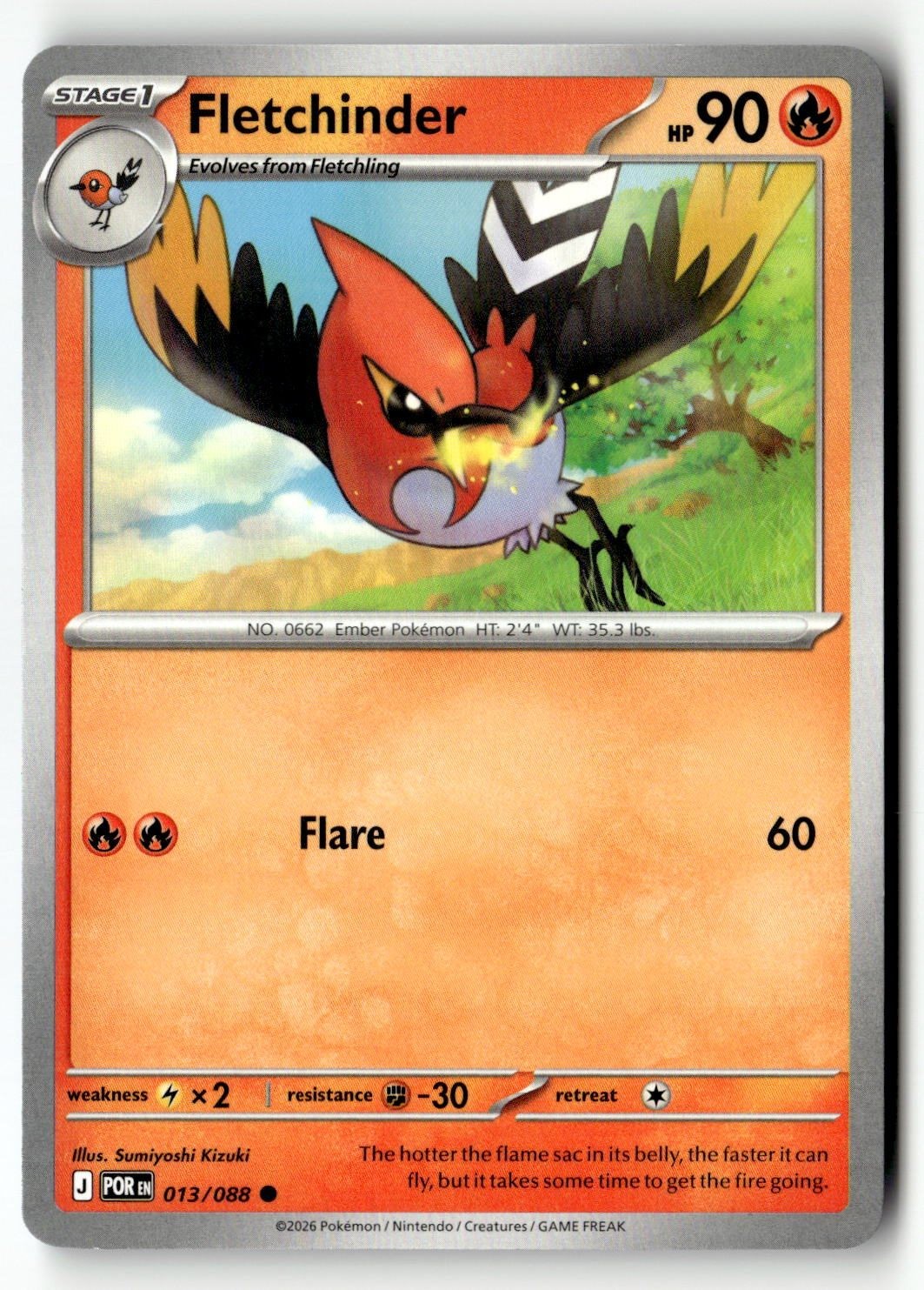 Fletchinder - 013/088 - [POR - ME03: Perfect Order]