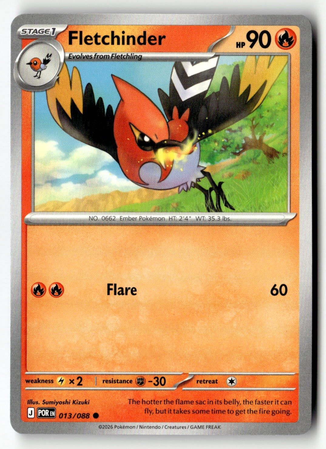 Fletchinder - 013/088 - [POR - ME03: Perfect Order]