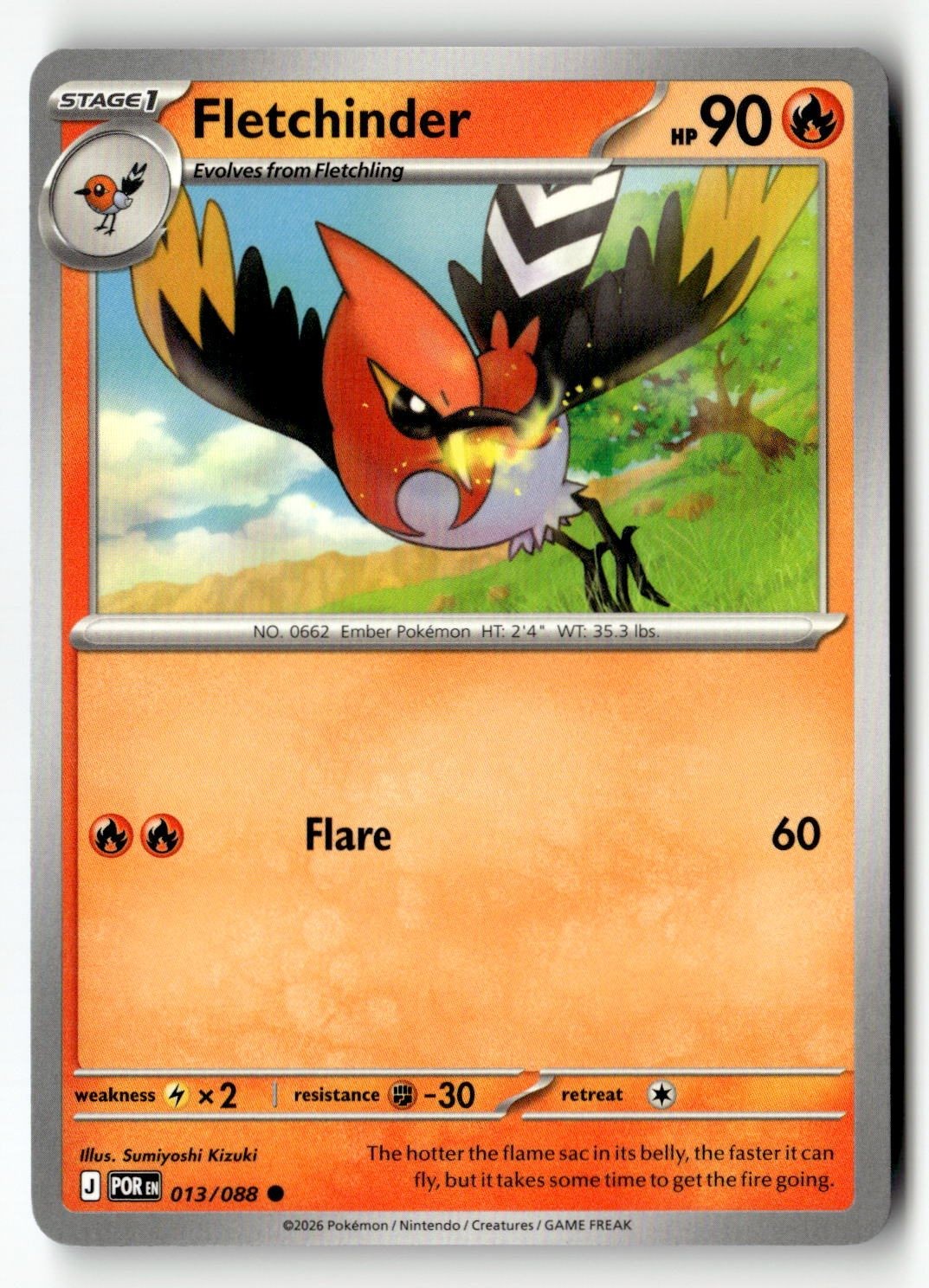 Fletchinder - 013/088 - [POR - ME03: Perfect Order]